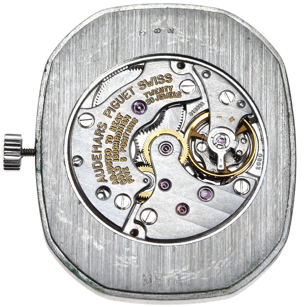 AUDEMARS PIGUET 12P diamond cal.2080 movement Silver Dial Hand Winding Men's Watch_D-36