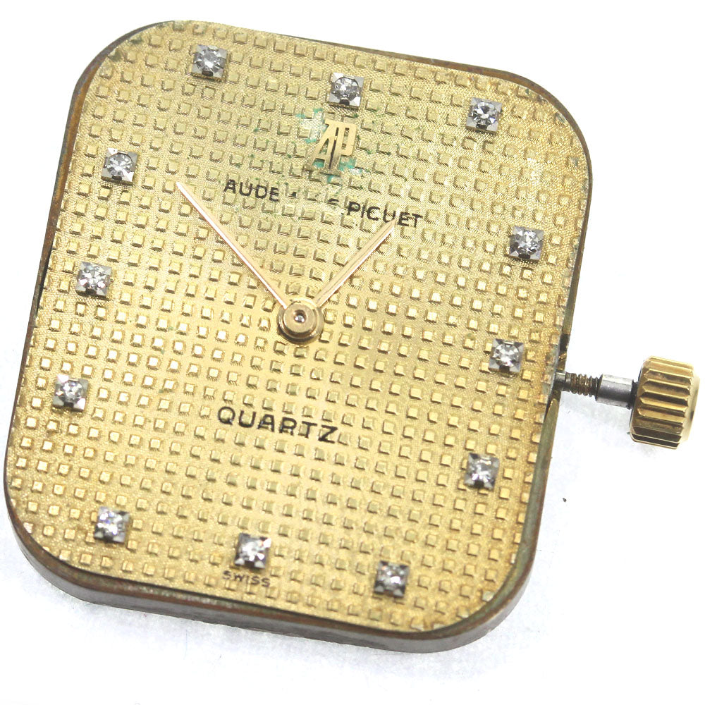 AUDEMARS PIGUET 12P diamond cal.2511 movement gold Dial Quartz Men's Watch_D-40