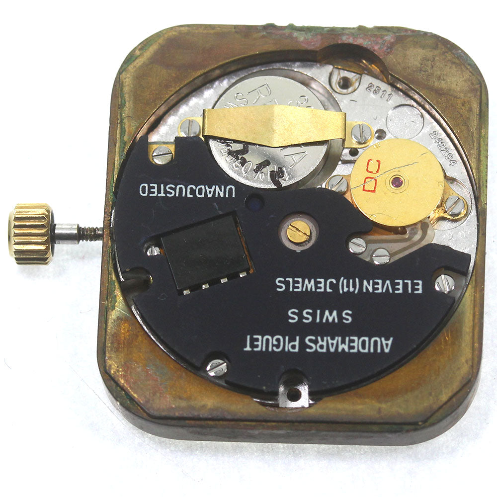 AUDEMARS PIGUET 12P diamond cal.2511 movement gold Dial Quartz Men's Watch_D-40