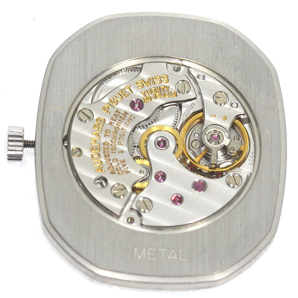 AUDEMARS PIGUET 12P diamond cal.2080 movement Silver Dial Hand Winding Men's Watch_D-42