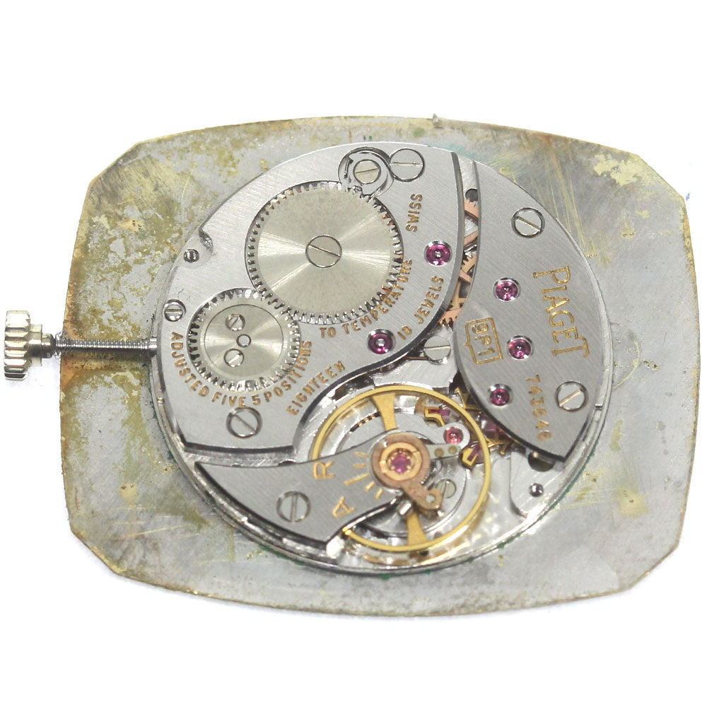 PIAGET Cal.9P1 Movement Silver Dial Hand Winding Men's Watch_D-43