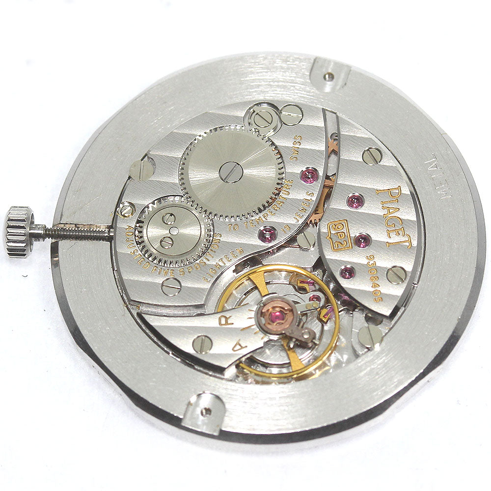 PIAGET Cal.9P2 12P Movement Silver Dial Hand Winding Men's Watch_D-49