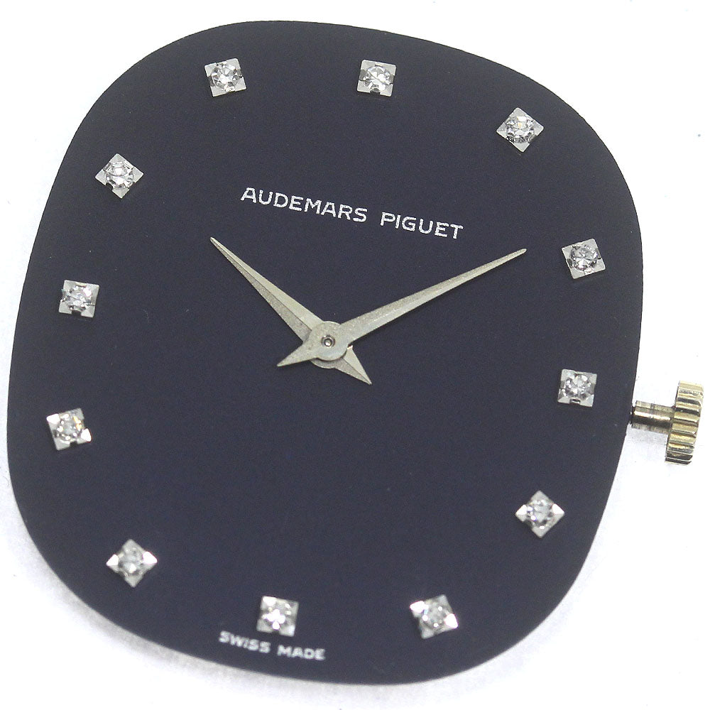 AUDEMARS PIGUET 12P diamond cal.2080 movement Navy Dial Hand Winding Men's Watch_D-54
