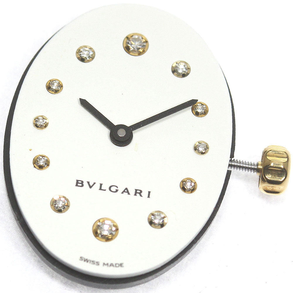BVLGARI Cal.MVE065-TEEE 12P diamond movement white Dial Quartz Ladies Watch_D-55