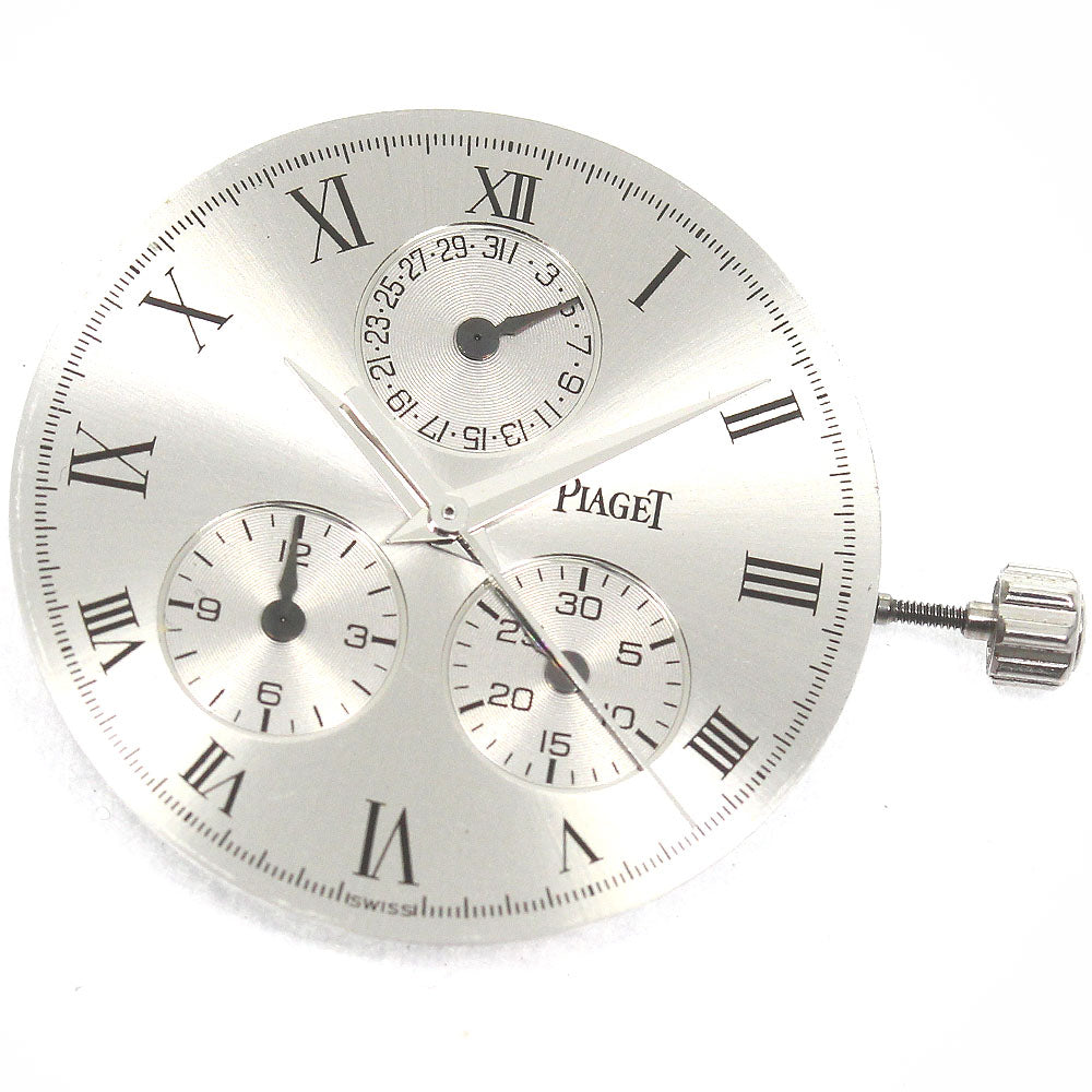 PIAGET Chronograph Cal.212P movement Silver Dial Quartz Men's Watch_D-72