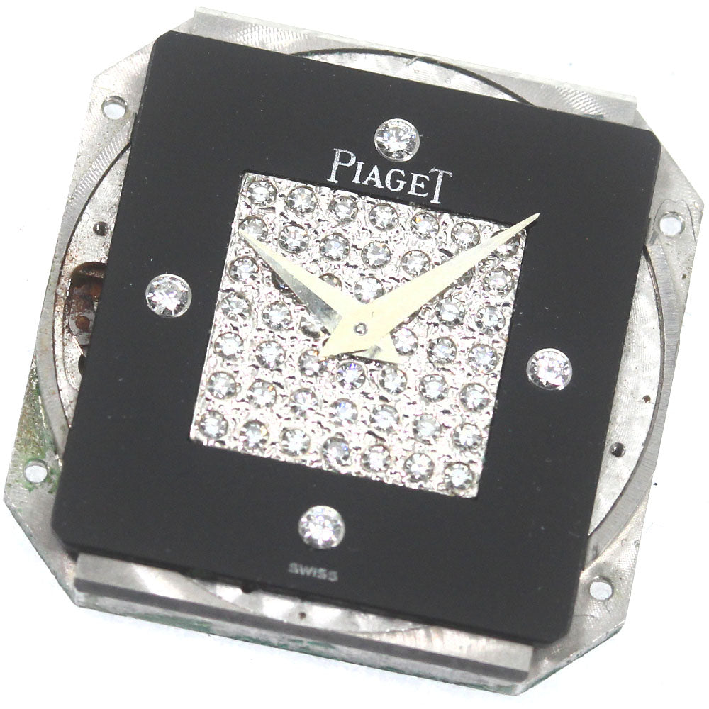 PIAGET 4P diamond cal.9P2 movement Black / Diamond Dial Hand Winding Ladies Watch_D-77