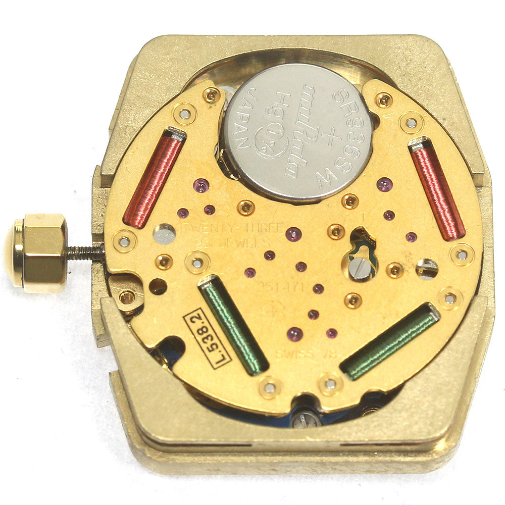 LONGINES Cal.L.538.2 chronograph movement white Dial Quartz Men's Watch_D-78