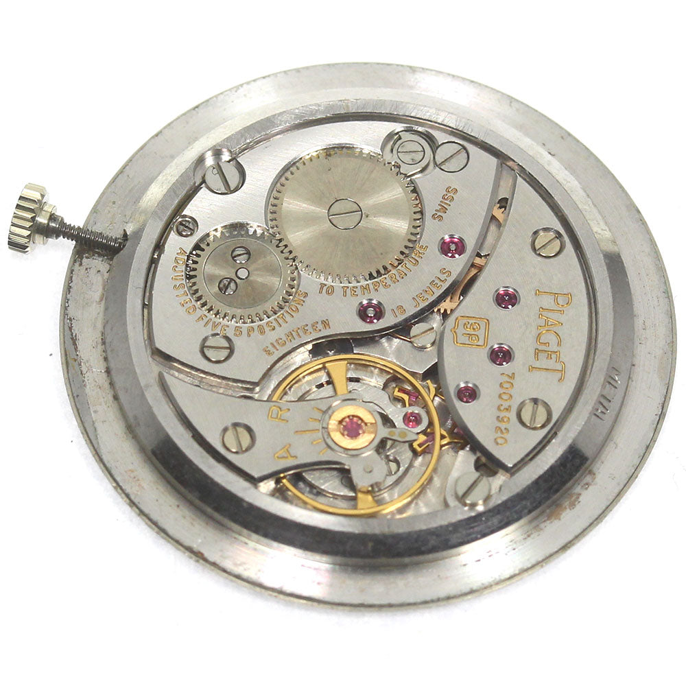 PIAGET Cal.9P Movement Silver Dial Hand Winding Men's Watch_D-89