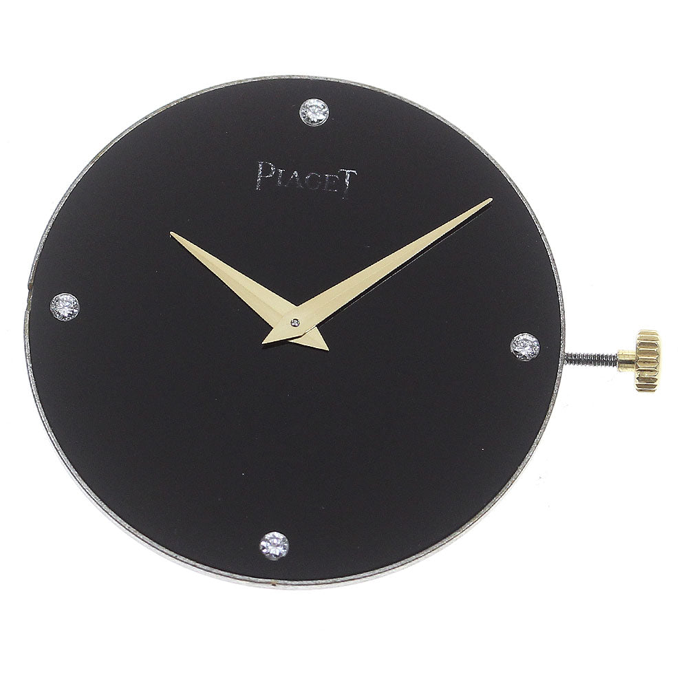 PIAGET 4P diamond cal.8P2 movement black Dial Quartz Men's Watch_D-92