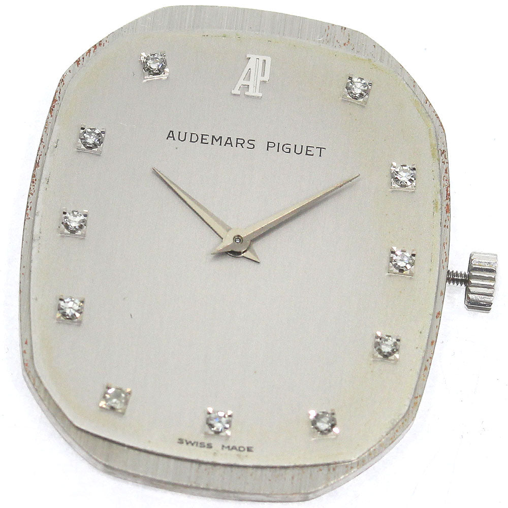 AUDEMARS PIGUET 11P diamond cal.2080 movement Silver Dial Hand Winding Men's Watch_D-81