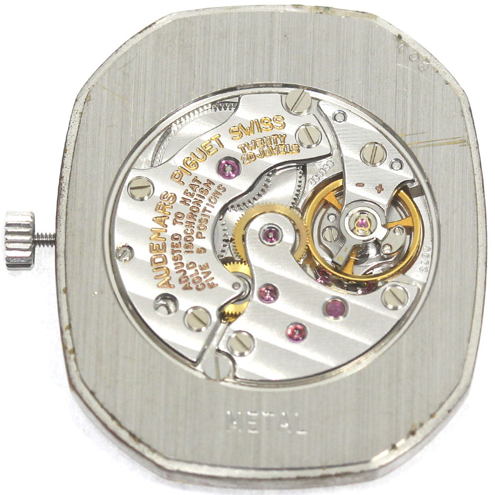 AUDEMARS PIGUET 11P diamond cal.2080 movement Silver Dial Hand Winding Men's Watch_D-81