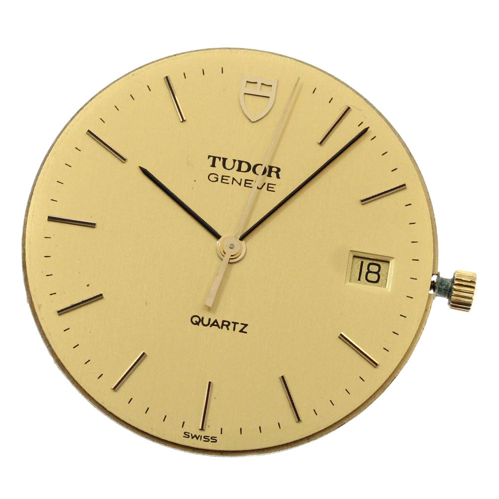 TUDOR Geneve Cal.955112 Date Movement gold Dial Quartz Men's Watch_G-12
