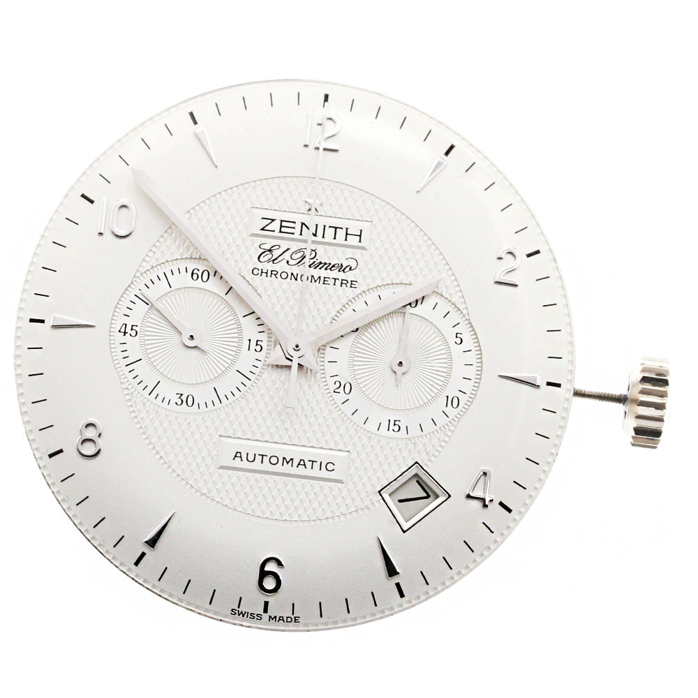 ZENITH Movement Cal.4002 Silver Dial Automatic Men's Watch_G-27