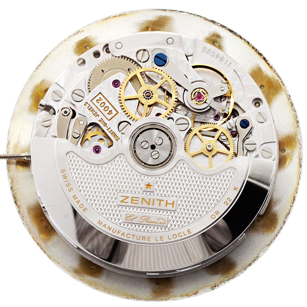 ZENITH Movement Cal.4002 Silver Dial Automatic Men's Watch_G-27