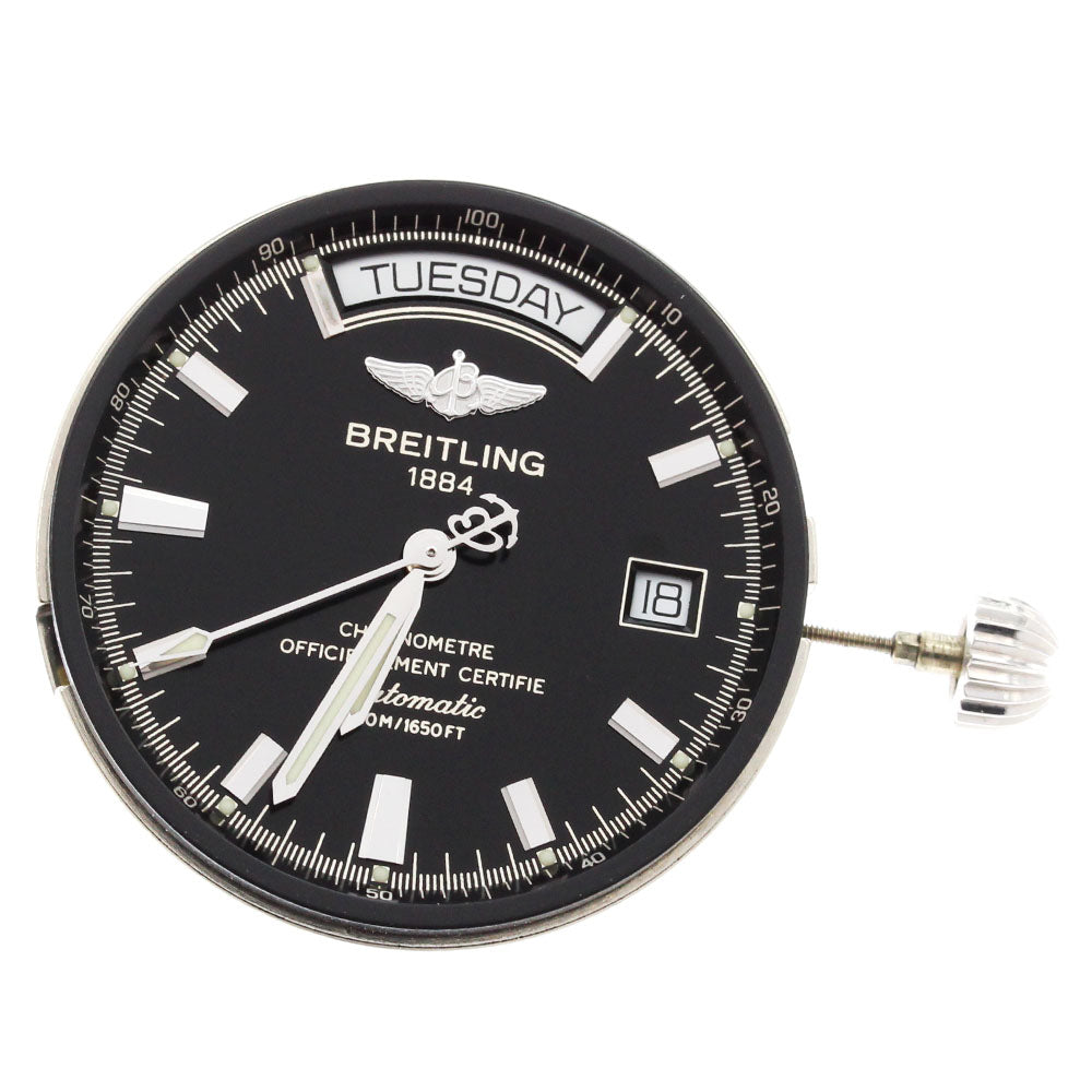 BREITLING Cal.2834-2 Day Date Movement black Dial Automatic Men's Watch_G-28