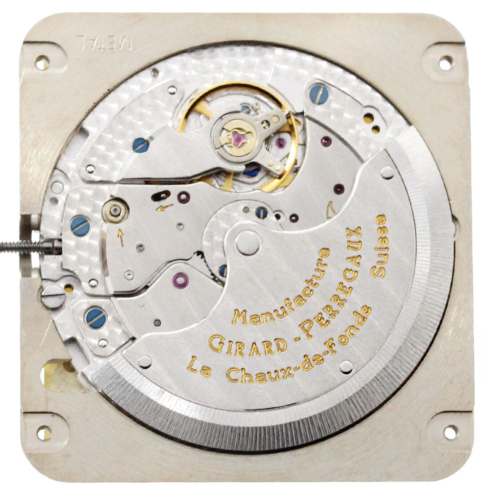 GIRARD PERREGAUX Cal.330B Date Power Reserve Movement Silver Dial Automatic Men's Watch_G-9