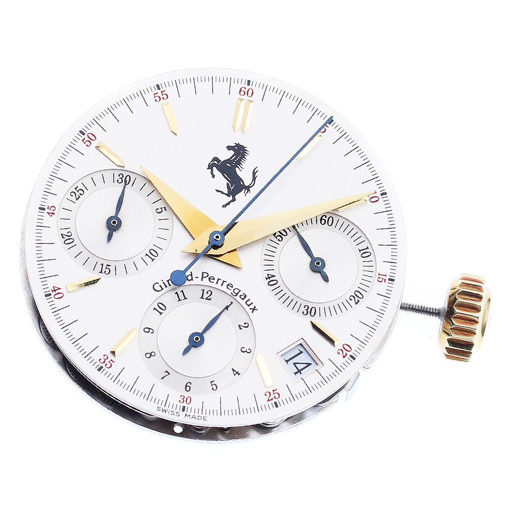 GIRARD PERREGAUX Movement Cal.2280-581 Chronograph Silver Dial Automatic Men's Watch_I-105
