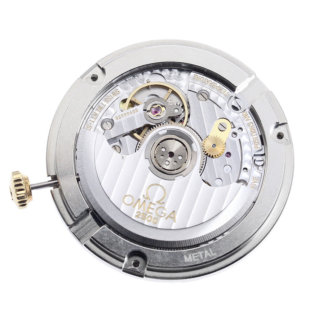 OMEGA De Ville Date Coaxial cal.2500 movement Silver Dial Automatic Men's Watch_I-116