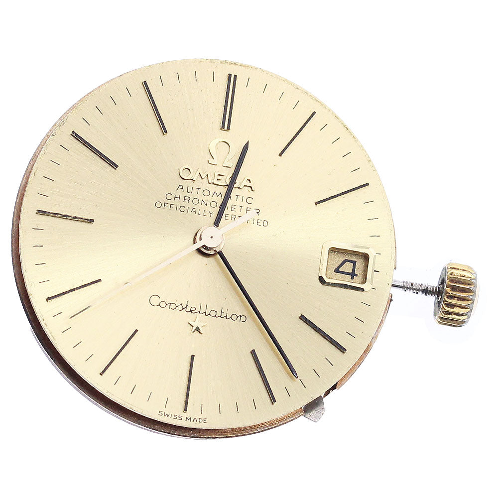 OMEGA Constellation Date Chronometer cal.561 movement gold Dial Automatic Men's Watch_I-121