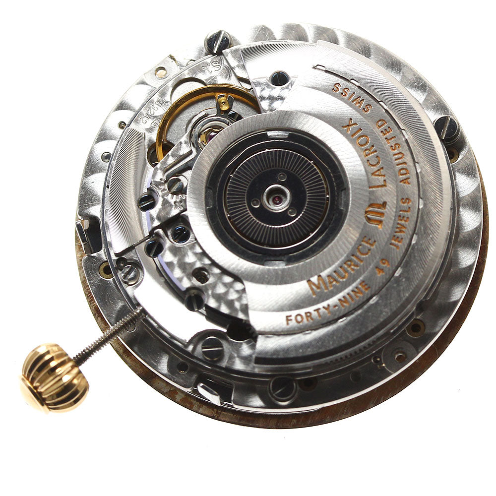 MAURICE LACROIX Flyback Cal.2892A2 chronograph movement Silver Dial Automatic Men's Watch_I-12