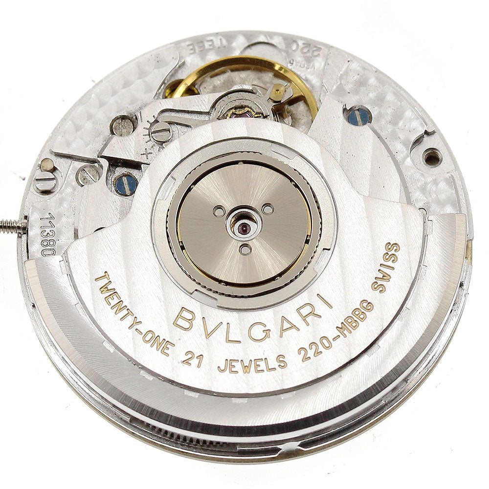 BVLGARI cal.220-MBBG Date Movement white Dial Automatic Men's Watch_I-138