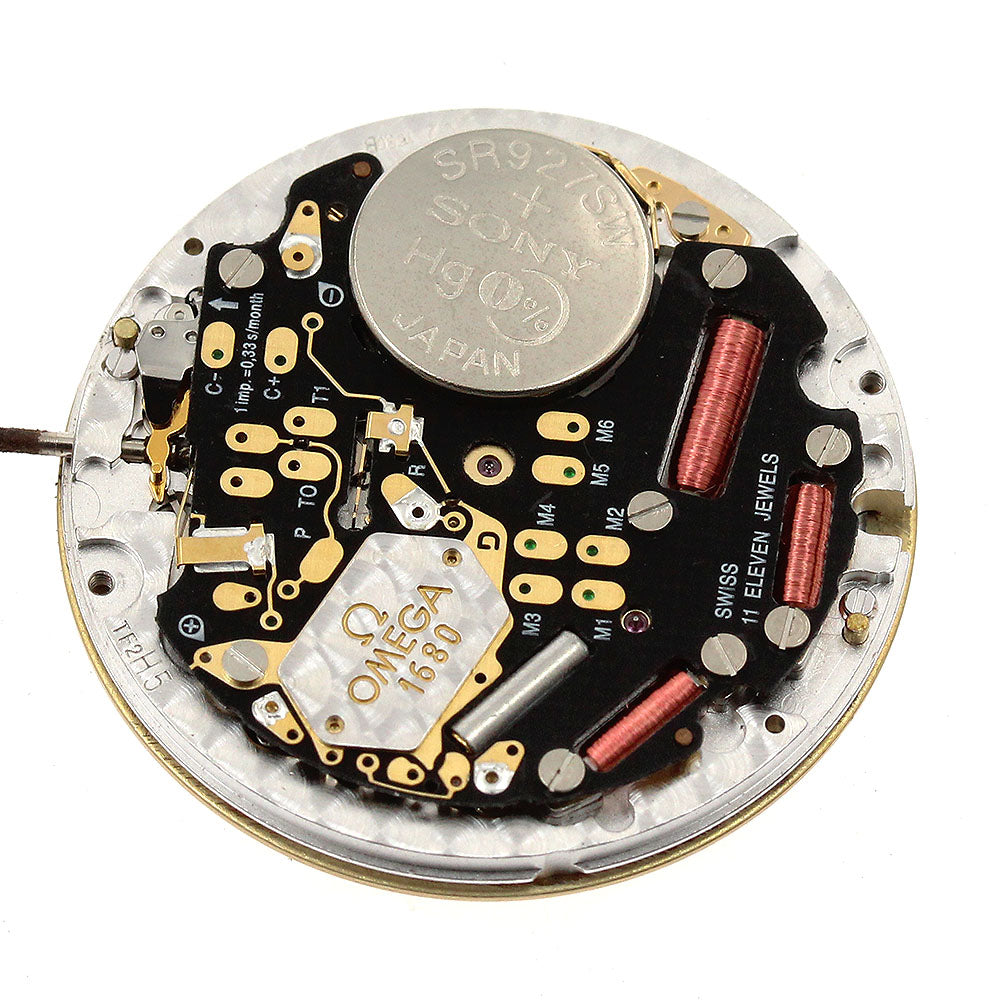 OMEGA Constellation Cal.1680 Date Movement gold Dial Quartz Men's Watch_I-143