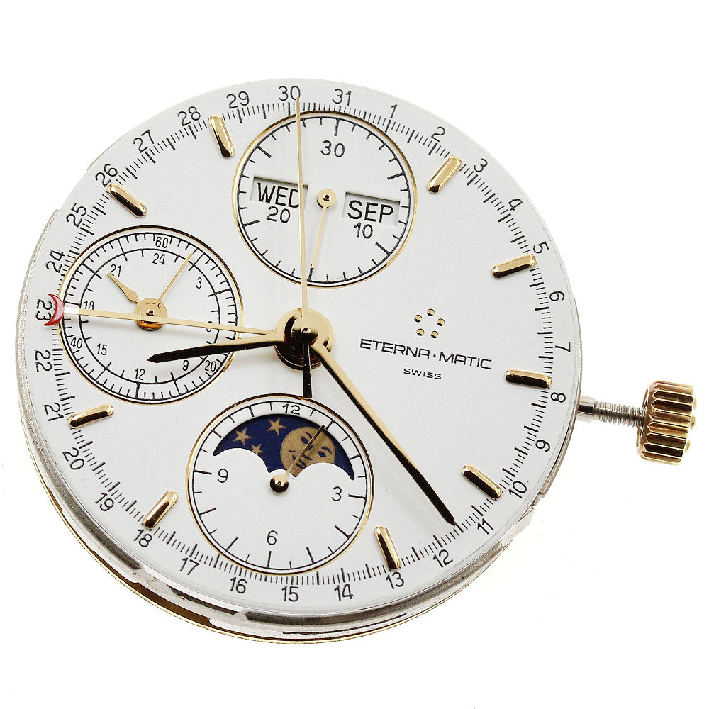 Eterna Eternamatic Cal.7751 movement white Dial Automatic Men's Watch_I-159