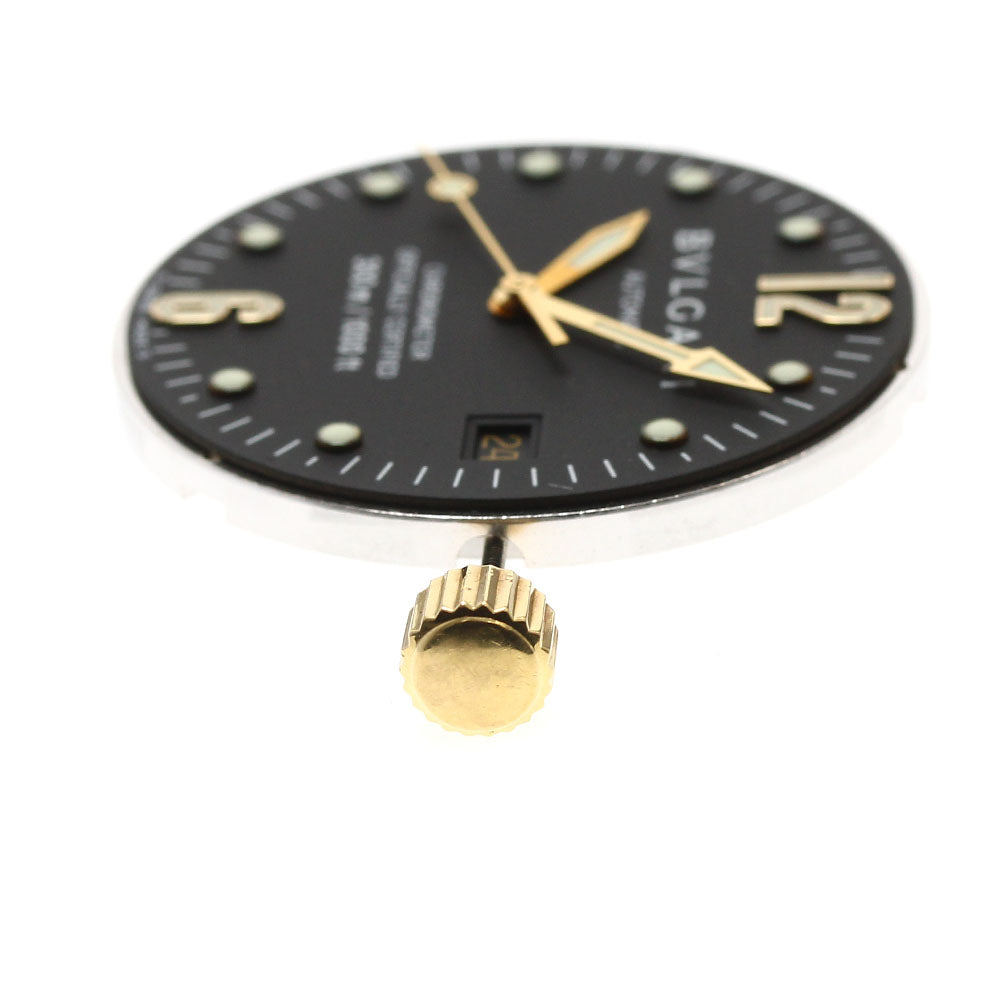 BVLGARI Movement Cal.220-TEEM Date black Dial Automatic Men's Watch_I-15