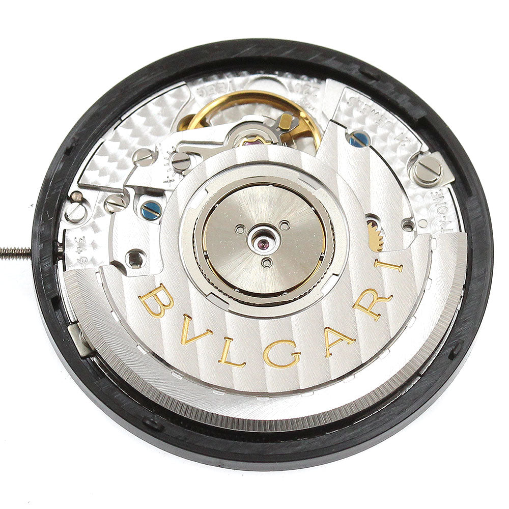 BVLGARI Cal.220-TEEG Date Movement black Dial Automatic Men's Watch_I-160