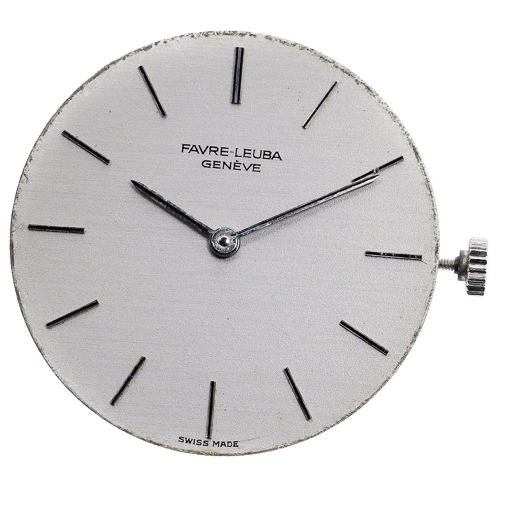 FAVRE-LEUBA Cal.253 movement Silver Dial Hand Winding Men's Watch_I-176