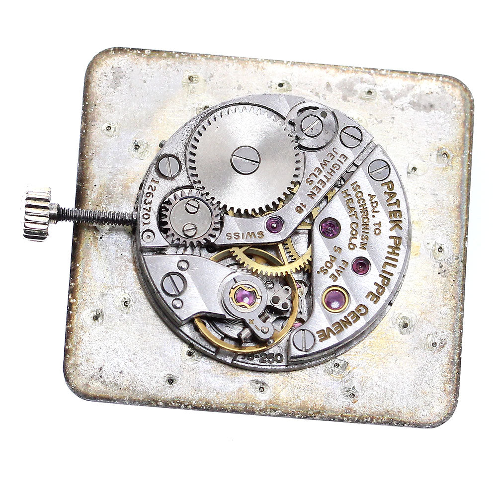 PATEK PHILIPPE Cal.16-250 Movement Dark green Dial Hand Winding Ladies Watch_I-179