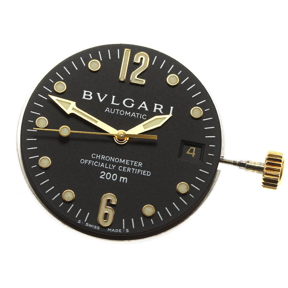 BVLGARI Movement Cal.220-TEEE Date black Dial Automatic Men's Watch_I-17