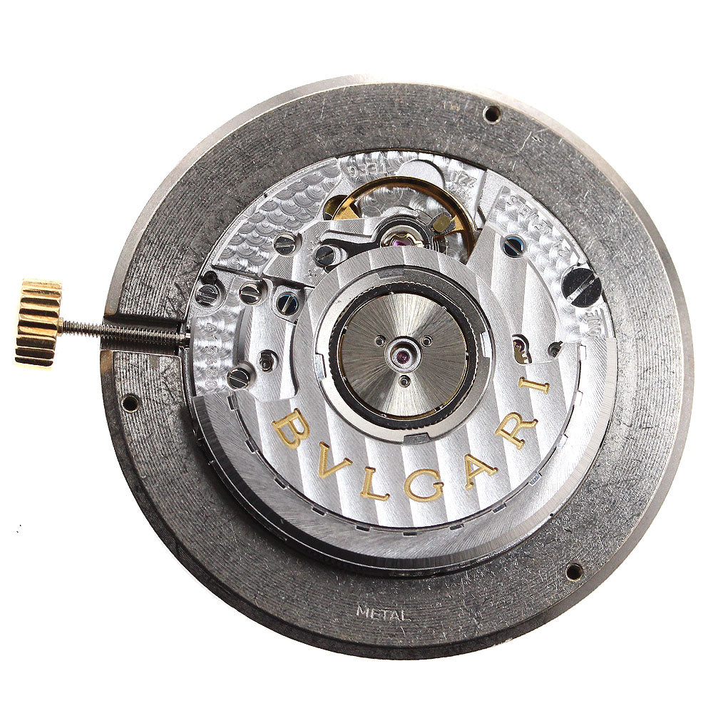 BVLGARI Cal.220-TEEG Date Movement black Dial Automatic Men's Watch_I-185