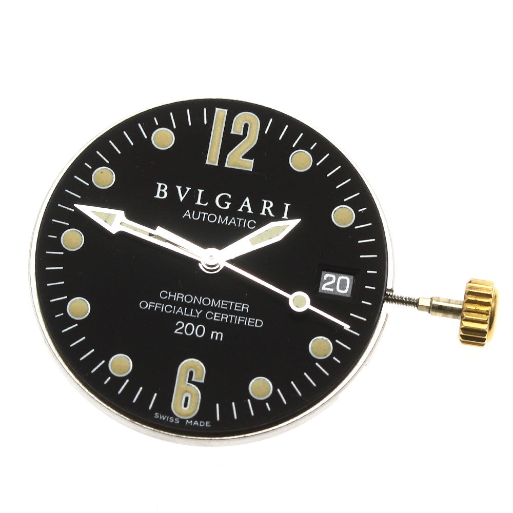 BVLGARI Cal.220-MBBR Date Movement black Dial Automatic Men's Watch_I-18