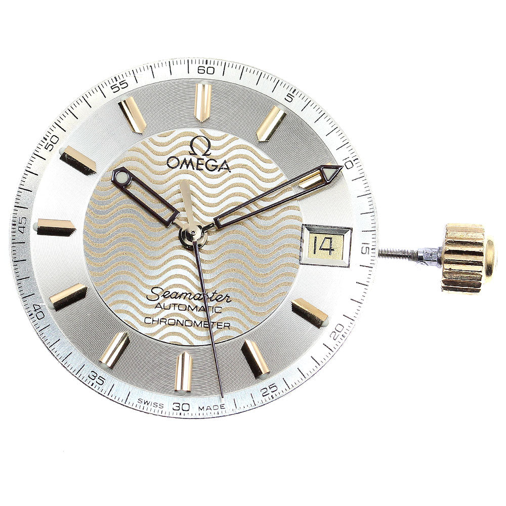 OMEGA Seamaster Date cal.1109 movement gold Dial Automatic Men's Watch_I-191