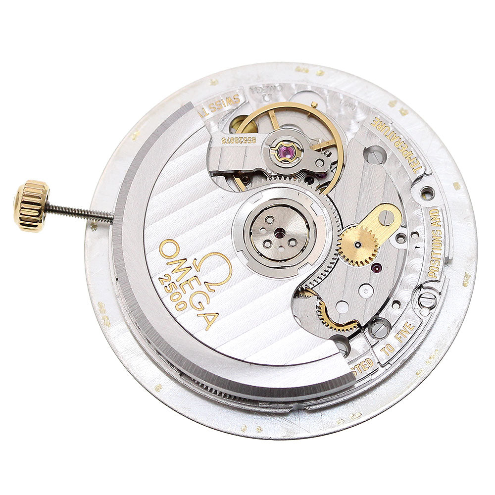 OMEGA De Ville Movement Cal.2500 Date Silver Dial Automatic Men's Watch_I-194