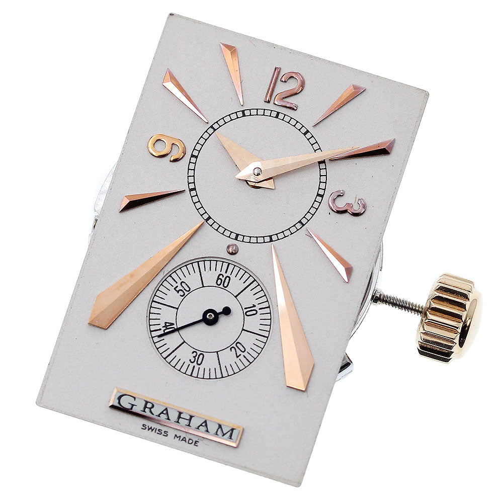 GRAHAM Small Second Movement beige Dial Hand Winding Men's Watch_I-197