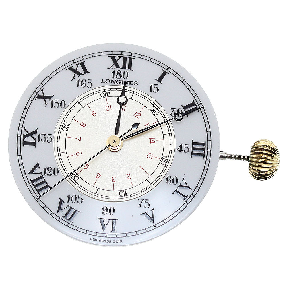 LONGINES Movement Cal.L989.2 Hour angle White / Silver Dial Automatic Men's Watch_I-198