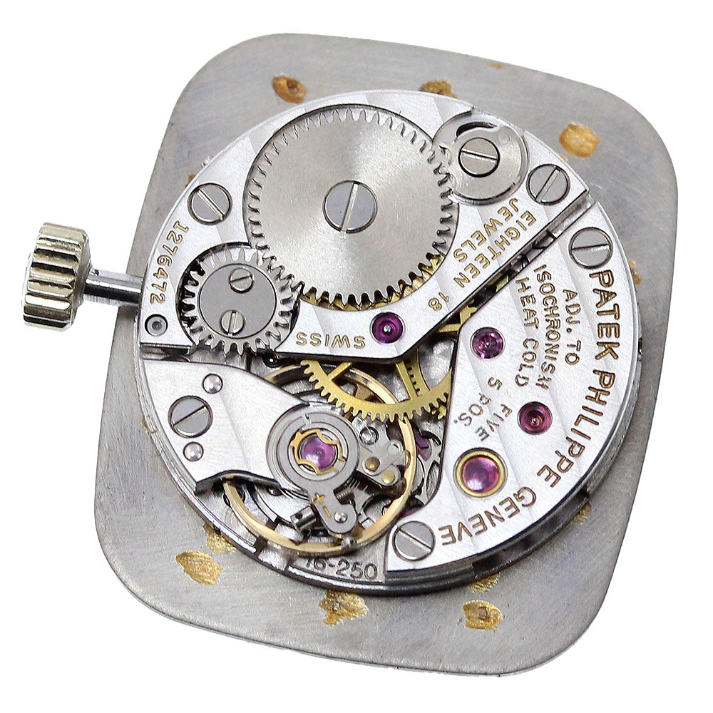 PATEK PHILIPPE Cal.16-250 Movement purple Dial Hand Winding Ladies Watch_I-206