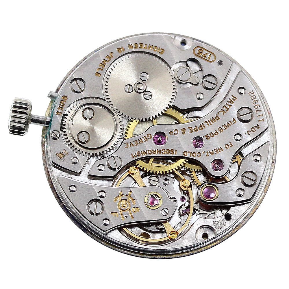 PATEK PHILIPPE Movement Cal.175 blue Dial Hand Winding Ladies Watch_I-214