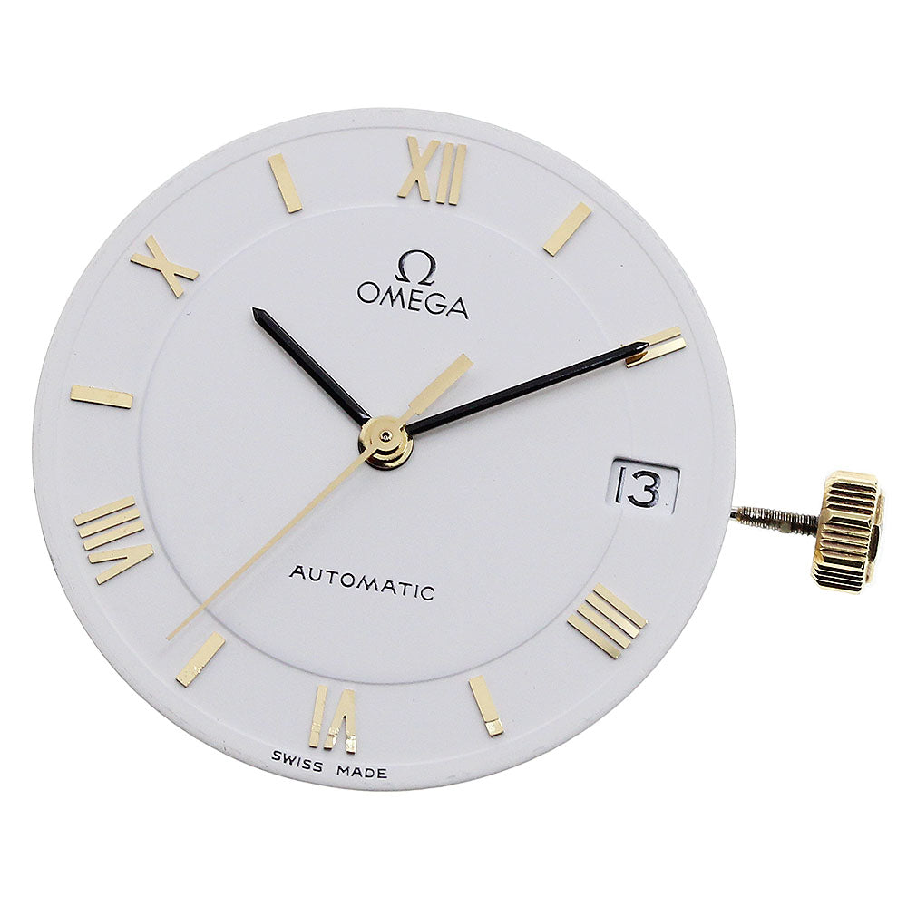 OMEGA Movement Cal.1110 Date white Dial Automatic Men's Watch_I-217
