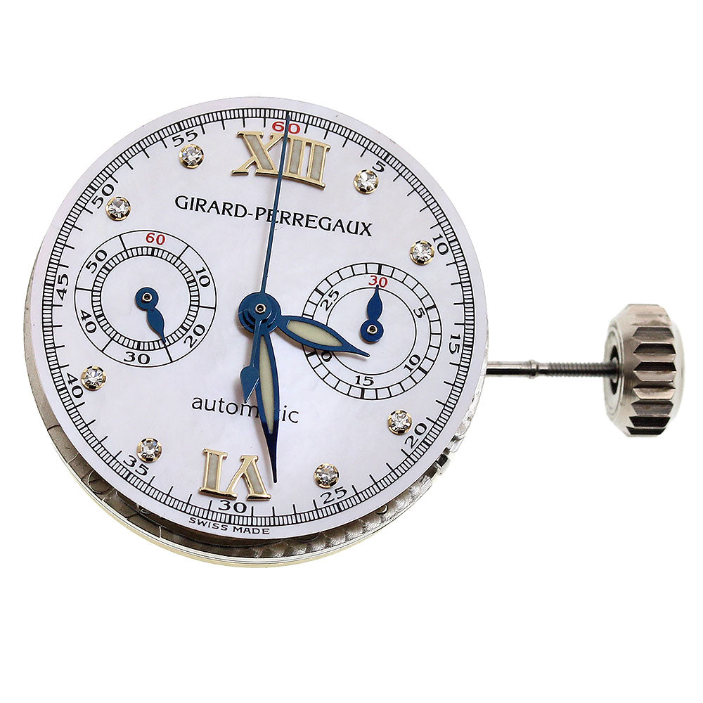 GIRARD PERREGAUX Cal.3080 8P Diamond Shell Chronograph Movement shell Dial Automatic Ladies Watch_I-218