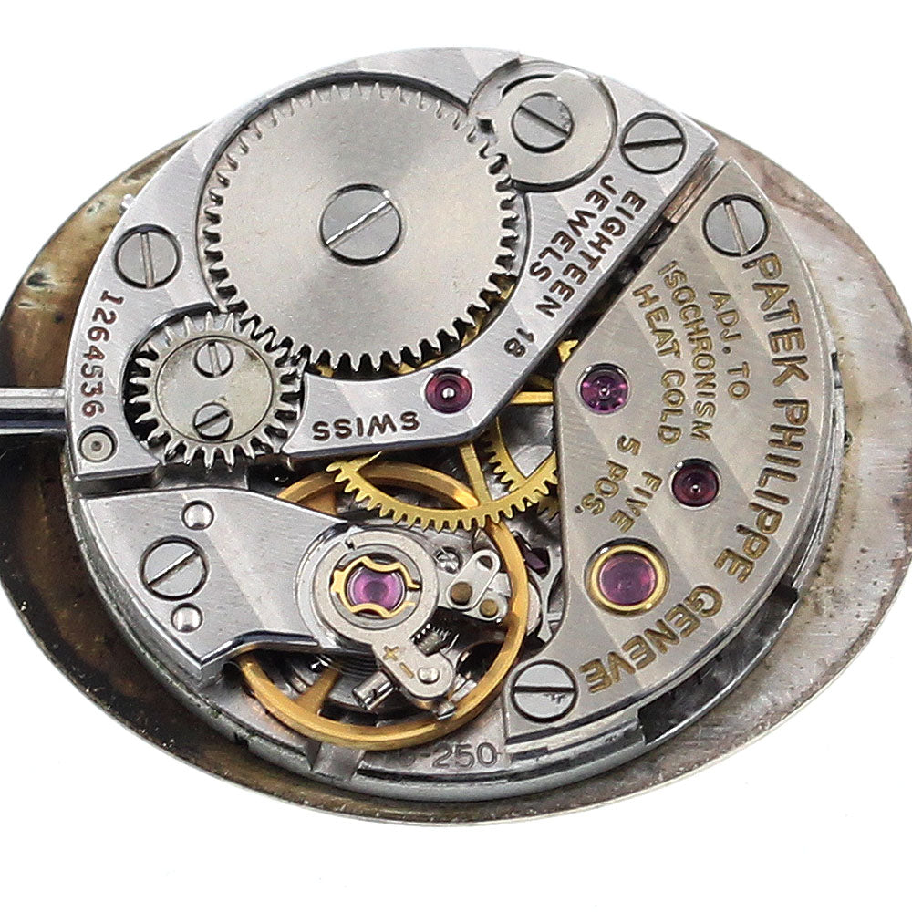 PATEK PHILIPPE Cal.16-250 Movement Silver Dial Hand Winding Ladies Watch_I-239