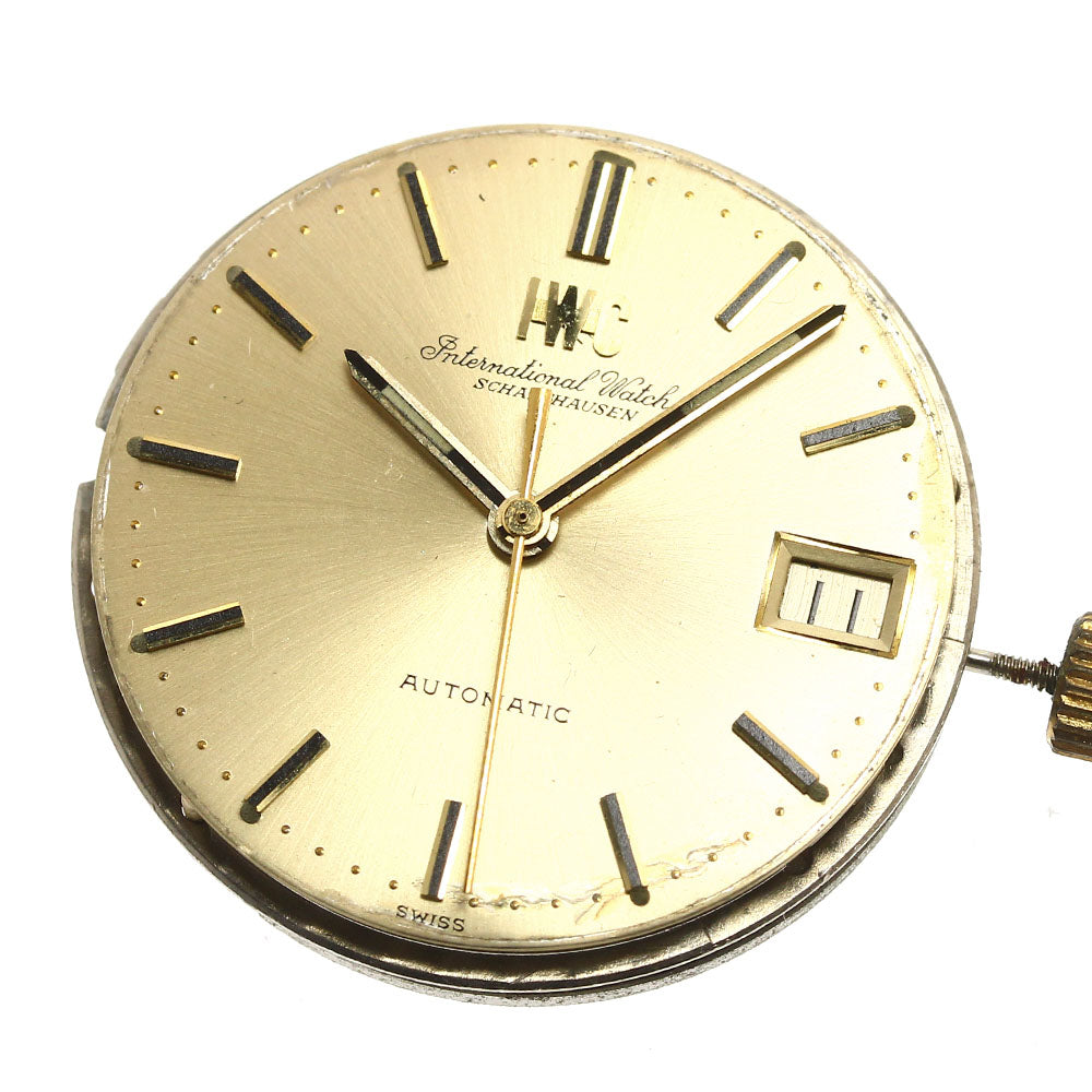 IWC SCHAFFHAUSEN Cal.8541 Date Movement gold Dial Automatic Men's Watch_I-23