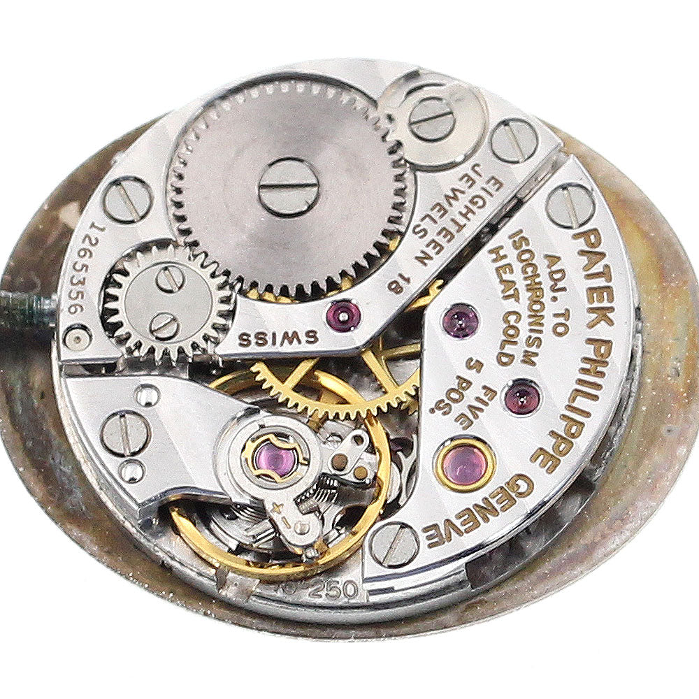 PATEK PHILIPPE Cal.16-250 Movement white Dial Hand Winding Ladies Watch_I-242