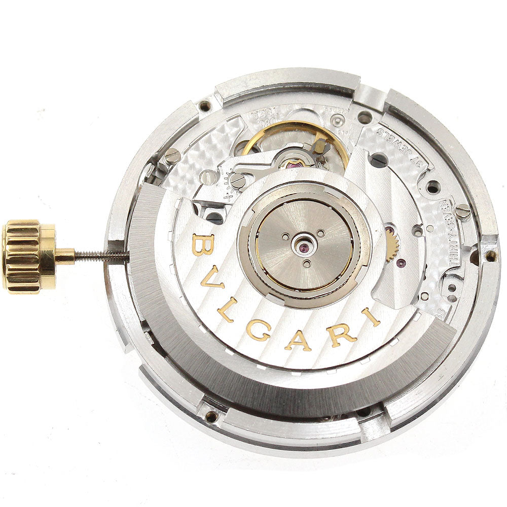BVLGARI Cal.080-TEEA Chronograph Date Movement Silver Dial Automatic Men's Watch_I-261