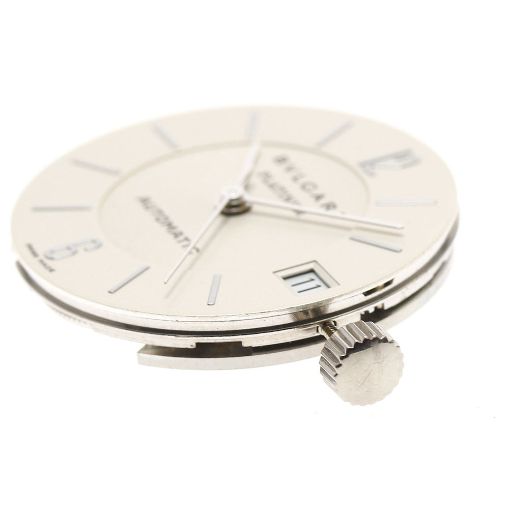 BVLGARI Movement Cal.220-TEEM Platinum rotor Silver Dial Automatic Men's Watch_I-29