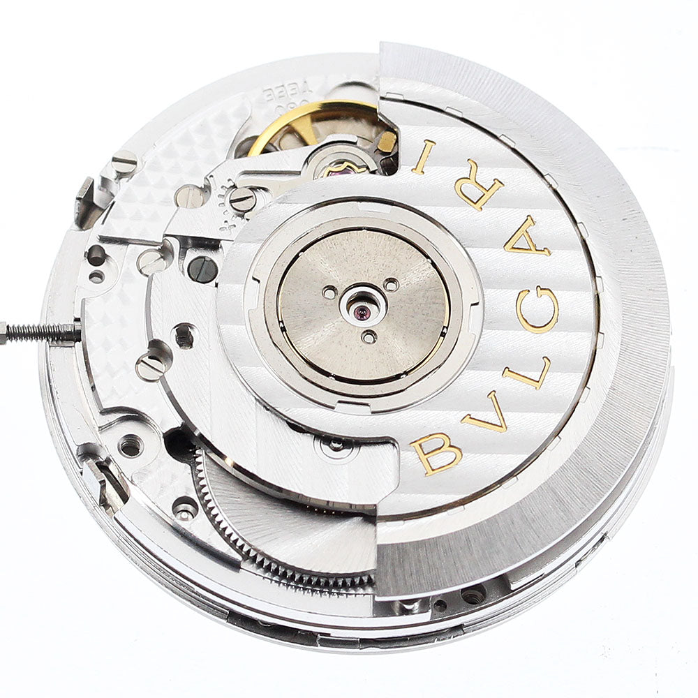 BVLGARI Cal.080-TEEE Chronograph Movement White / Silver Dial Automatic Men's Watch_I-41