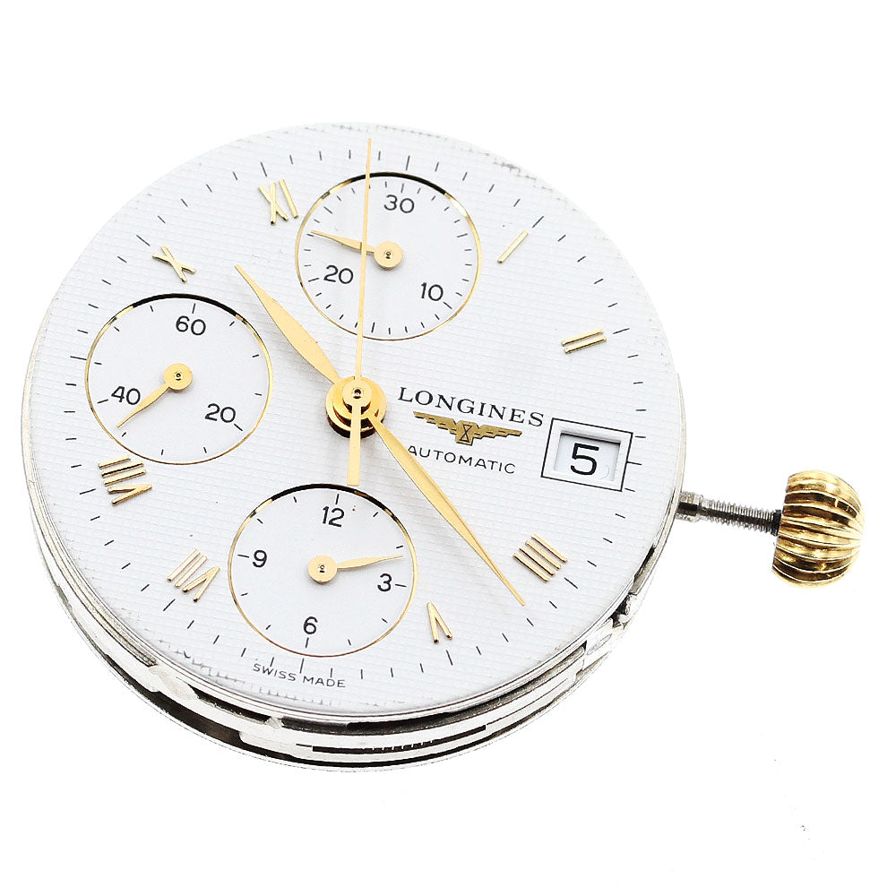 LONGINES Movement Cal.7750 Date Small Second Silver Dial Automatic Men's Watch_I-45