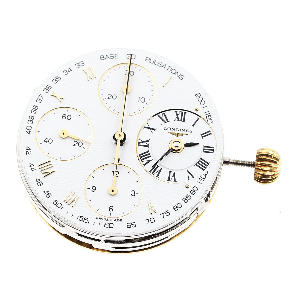 LONGINES Movement Cal.732 white Dial Automatic Men's Watch_I-49